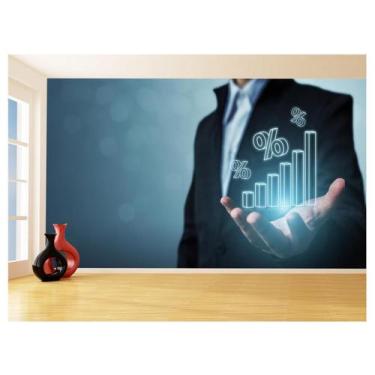 Imagem de Papel De Parede 3D Tecnologia Economia Poupança 3,5M Tec27 - Você Deco