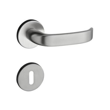 Imagem de Fechadura 413 com Roseta Cromo Acetinado Interna - Pado