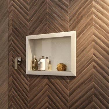 Imagem de Nicho de Embutir para Banheiro 56,5cm Porcelanato Técnico Polido - Blu