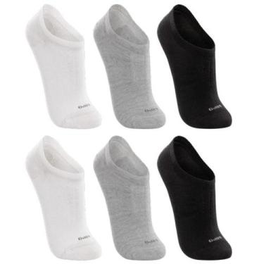 Imagem de Kit 6 Pares de Meias Lupo Invisível Soquete Algodão,  Unissex,  G , Ci