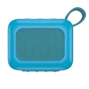 Imagem de Hzycwgone Capa de silicone para alto-falante portátil JBL Go 4 com Bluetooth, para JBL Go 4 bolsa de transporte acessórios (azul)