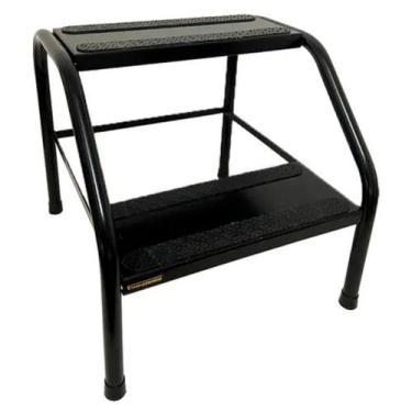 Imagem de Escada Maca Estética Escadinha 2 Degrau   - Aço - Vagalumy