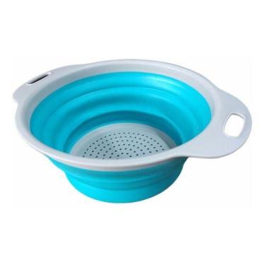 Imagem de Escorredor De Macarrão Silicone Multiuso 18cm Kehome