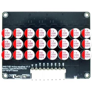 Imagem de Balanceador Equalizador Ativo 6s 7s 8s Ncm Lifepo4 Litio - JMN