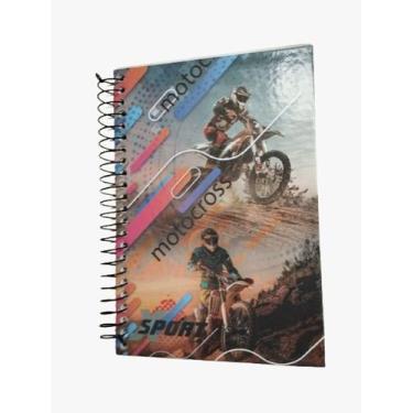 Imagem de Carderno Espiral 96 FLS, capa dura - 200mm x 135 mm- Máximo, Moto