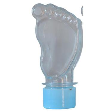 Imagem de Tubete Pezinho Com Tampa Azul Bebe Com 10unid - Poliplas