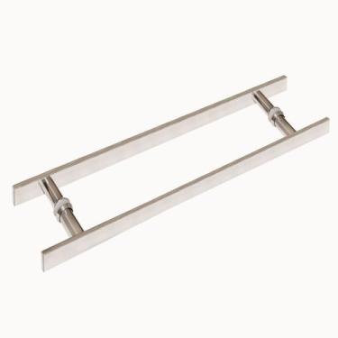 Imagem de Puxador Duplo Polido Brilhante Reto 400 Mm (40 Cm) Campione - Criativa