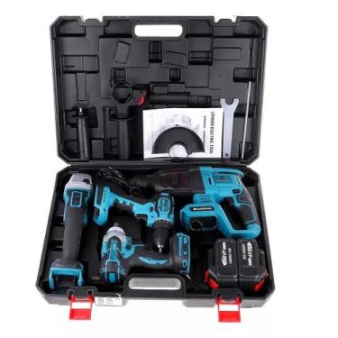 Imagem de Kit Completo 4 Ferramentas Elétricas Brushless  2 Baterias 21V - Shark