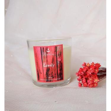 Imagem de Vela aromática vidro com tampa Lovely - Maraluz Velas Aromáticas