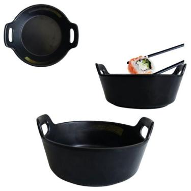 Imagem de Travessa Oriental Bowl 400ml Porções Shimeji 100% Melamina - Bm36