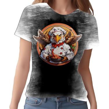 Imagem de Camiseta Camisa Tshirt Chefe Águia Cozinheira Cozinha 2 - Enjoy Shop, 