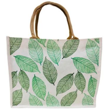 Imagem de Bolsa Branca Estampada Feminina de Praia Colorida Sacola Verão e Pisci