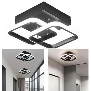 Imagem de Luminária Teto Parede Pendente Plafon 22w LED Moderna Sobrepor Ambient