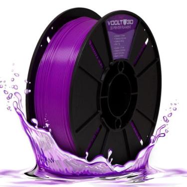 Imagem de Filamento PLA Roxo Premium 1Kg, 1,75mm, Para Impressora 3D - Voolt3D O