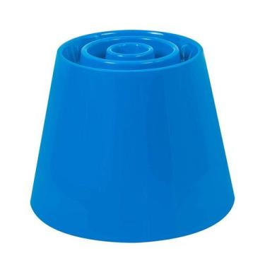 Imagem de Comedouro Alto e Lento Pet Games Dog Eat Azul para Cães - Tamanho M