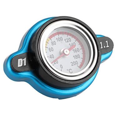 Imagem de Tampa Termostática Universal do Tanque de água da Tampa do Radiador à Prova de Vazamentos Com Medidor de Temperatura (Cabeça grande 1.1bar)
