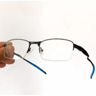 Imagem de Armação Óculos De Grau Leitura Moda Casual Lupa Juliet Prata - Império