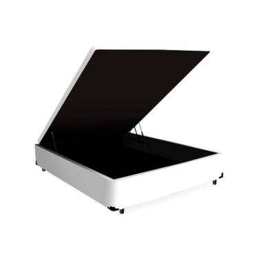 Imagem de Cama Box Baú Viúva Blindada 128x188x40 cm