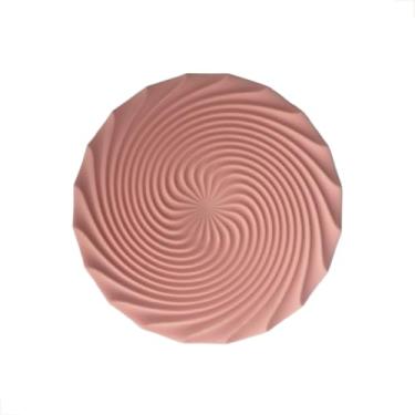 Imagem de Descanso de Panela Suporte Apoio Silicone Para Mesa Cozinha (Rosa)