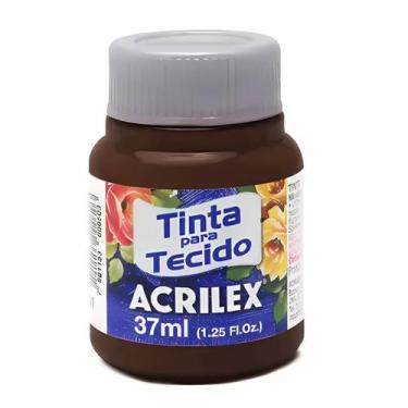 Imagem de Tinta Para Tecido Acrilex Fosca 37ml Escolha a Cor, 514 - TERRA QUEIMA