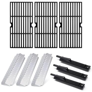 Imagem de Adviace Peças de reposição para grelha Charbroil 463251605 463240904 463251505, grelha e queimador e escudo térmico para Char-Broil