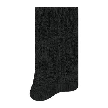 Imagem de Meia Cano Longo 34 ao 39 Esportiva Aeróbica Selene Feminino, Preto, 34