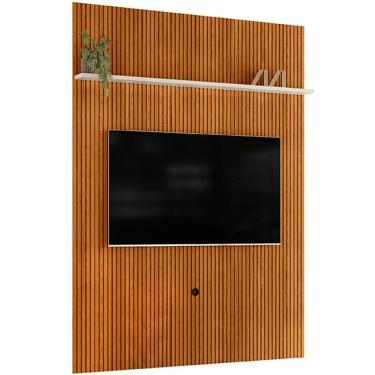 Imagem de Painel Suspenso Piso-teto Para Tv 65 Polegadas Cassio Cinamomo/off White