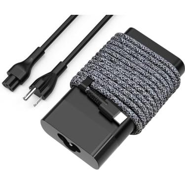 Imagem de 65W USB C Adaptador de para computador portátil compatível com HP Spectre X360,Spectre,Elitebook x360,Elitebook,Chromebook,Elite x2,Envy,ProBook Travel Type C Power Cord Supply