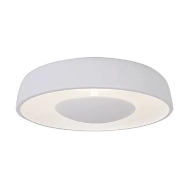 Imagem de Luminária Plafon Round Luz Indireta Gde 50Cm 3 Lamp E27 Branco