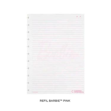 Imagem de Refil Pautado Barbie Pink Médio 50fls - Caderno Inteligente