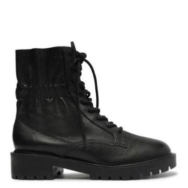 Imagem de Coturno Preto Tratorado Arezzo-Feminino