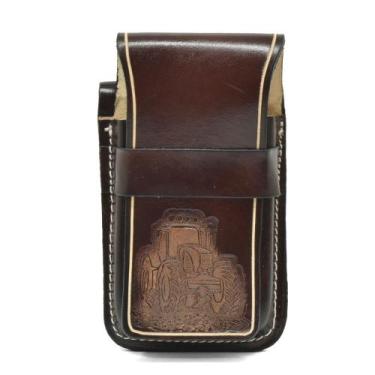 Imagem de Bainha Porta Celular 100 Couro Atrevidus Country Trator - Atrevidu's C