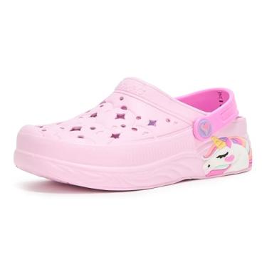 Imagem de Skechers Tênis feminino Unicorn Dreamer, Rosa claro, 13 Little Kid
