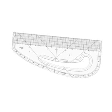 Imagem de Tachiuwa Costura do governante francês Curva Padrão Régua Medida de costura robusta design de moda sólida, 40.64 Cm