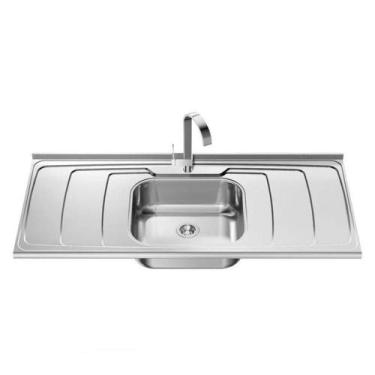Imagem de Pia De Cozinha Dubai Plus Cuba Profunda 160x54,5 Ghel Inox