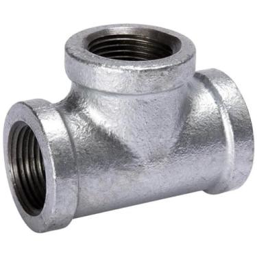 Imagem de Tee Galvanizado 1/2" - 4pçs