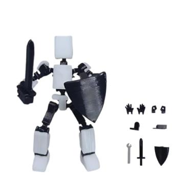 Imagem de Brinquedo Mini 13 - Dummy Articulado Act Figure Acessórios Branco
