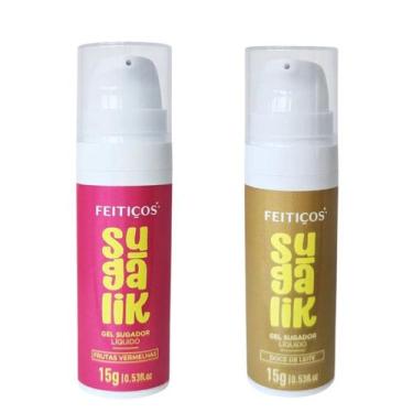 Imagem de Kit Sugalik Gel Sugador Frutas Vermelhas e Doce de Leite 15g - Feitiço