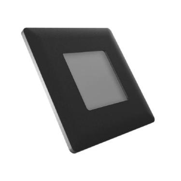 Imagem de Balizador Led Quadrado Elegance 4X4 Preto 2W Bivolt Avant, BRANCO-QUEN