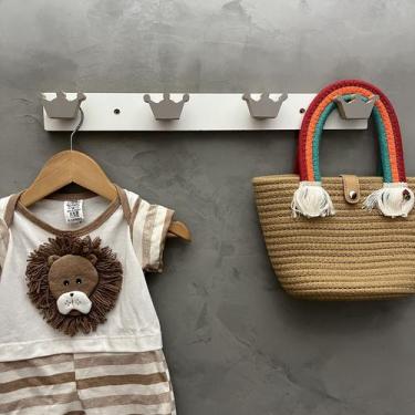 Imagem de 2 Cabideiros parede decoração Coroa princesa príncipe 2CCo - Hanger De