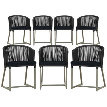Imagem de 6 Cadeiras de Jantar Área Noronha em Alumínio