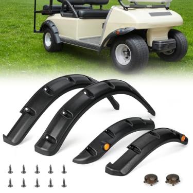 Imagem de 10L0L Carrinho de golfe padrão para-lama dianteiro e traseiro para carrinhos de golfe DS 1994 acima com ferragens de metal (conjunto com 4)