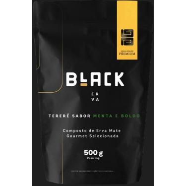 Imagem de ErvaMate Black 500g  Tradição e Sabor Marcante, Menta e Boldo