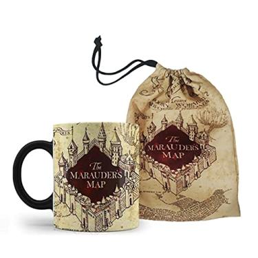 Imagem de Caneca Mágica + Saquinho Harry Potter Mapa Do Maroto - Mega Oferta!!!