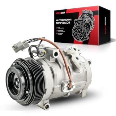 Imagem de Torchbeam Compressor AC 98328, compressor de ar condicionado automotivo compatível com Sequoia 2001-2007, 4Runner 2003-2009 4.7L, GX470 2003-2009, Tundra 2007-2009 4.7L