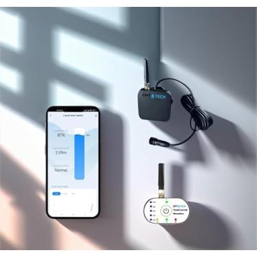 Imagem de EPTTECH Monitor De Nível Óleo E Água Líquido, Controlador Sensor, Alarme Inteligente, Indicador Externo, À Prova D'Água Ip67, Aplicativo Móvel Tuya Life