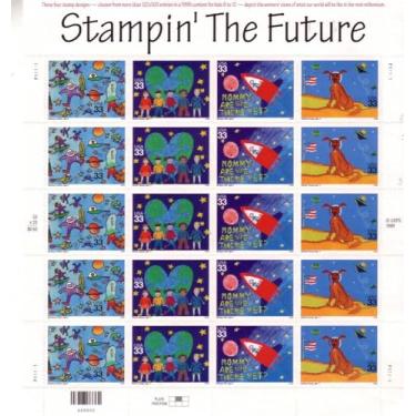 Imagem de Stampin' the Future pane of 20 x 33 cent U.S. Stamps 19