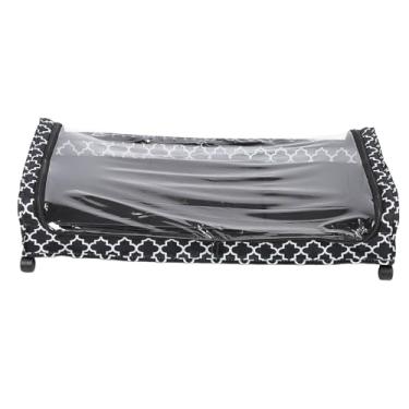 Imagem de Generic Sob Organizador de Armazenamento de Cama, Estrutura de Aço Carbono de Pano Oxford Sob a Cama de Armazenamento de Grande Capacidade Economizando Espaço para o Quarto (Houndstooth)