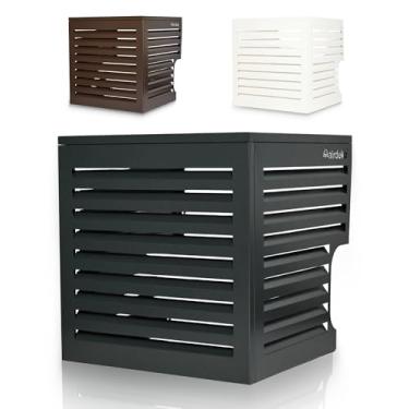 Imagem de airdeko Capa Para Ar-Condicionado Central Premium Hvac Unidades Externas - Condensador De Decorativo Metal Airoutdoor Systems À Prova Ferrugem, Proteção Externa Todas As Estações Com Design Moderno