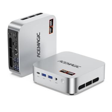 Imagem de ACEMAGICIAN Mini Pc Para Jogos Amd Ryzen 7 6800H Mini Pc 16 Gb Ddr5 512 Gb Ssd Mini Computadores (8C/16T, Até 4,7 Ghz), 4K Com Tela Tripla Mini Computadores De Mesa 3.2 Tipo C/Lan 2,5 G/Bt5.2/Wifi